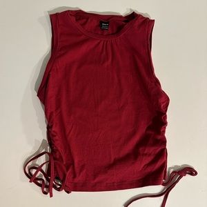 SHEIN red crop top size large